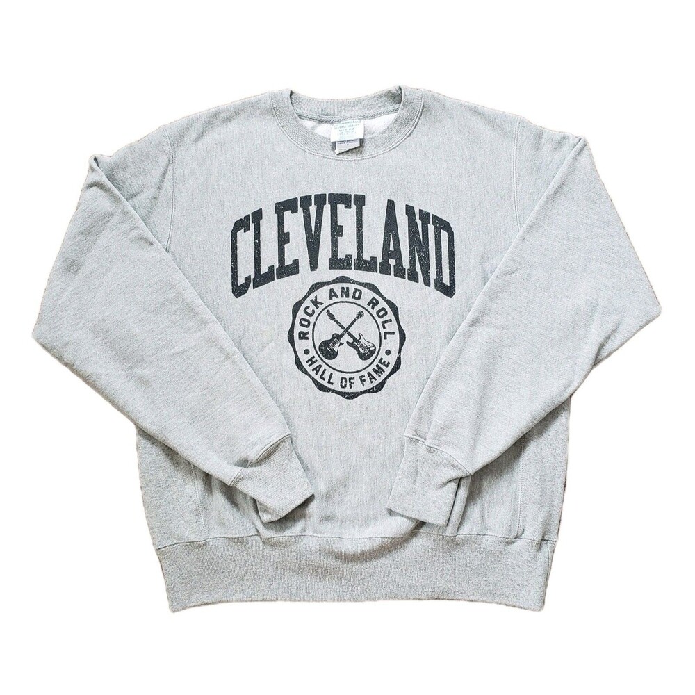 Champion Reverse Weave Cleveland Rock & Roll Hall Of Fame Medium Mens Sweatshirt